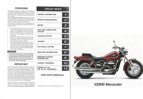 1997 2003 Suzuki Marauder Vz800 Service Manual