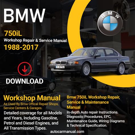 1997 Bmw 750il Service And Repair Manual