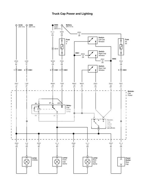 1997 Dodge Ram Truck Cap Wiring