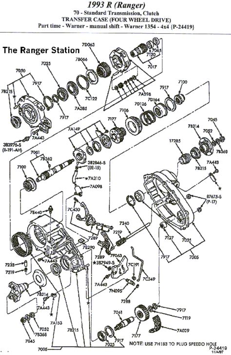 1997 Ford Ranger Manual Transmission Diagram