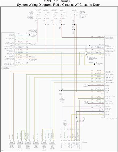 1997 Ford Taurus Radio Wiring Diagram