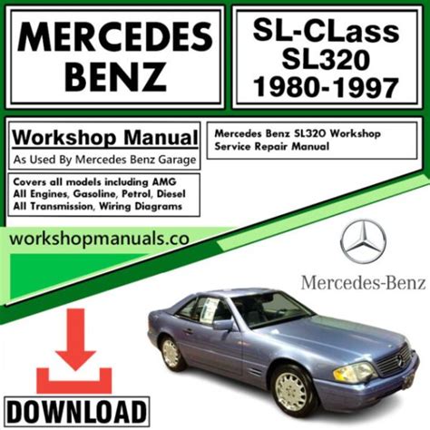 1997 Mercedes Benz Sl320 Service Repair Manual Software