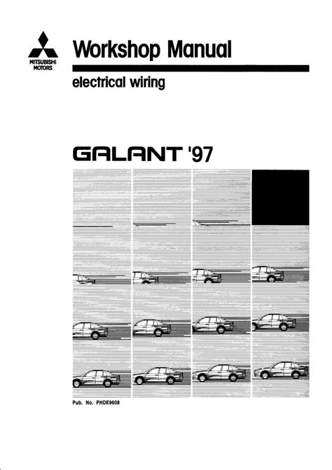 1997 Mitsubishi Galant Electrical Wiring Manual and Wiring Diagram