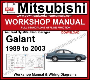 1997 Mitsubishi Galant Service Repair Manual Download