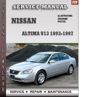 1997 Nissan Altima Repair Service Manual