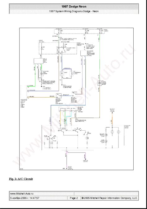 1997 Plymouth Neon Wiring Diagram