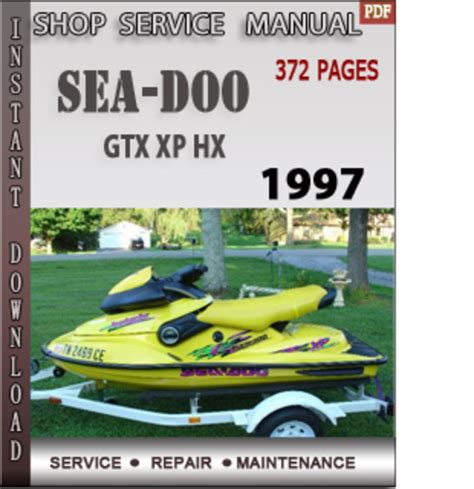 1997 Seadoo Factory Service Shop Manual Download