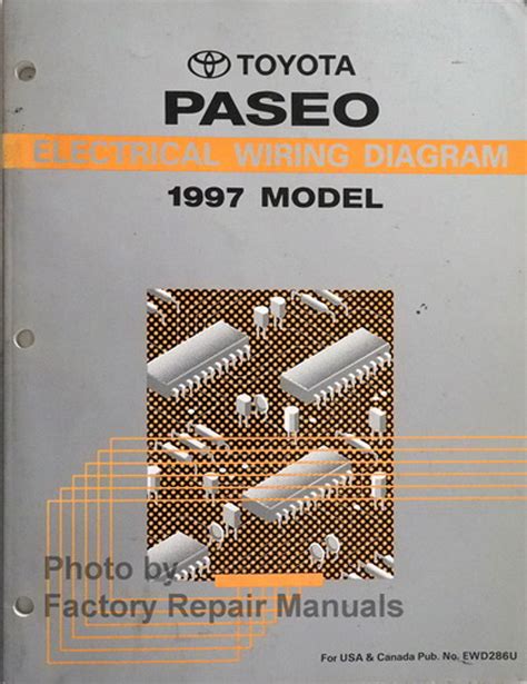 1997 Toyota Paseo Electrical Components Manual and Wiring Diagram