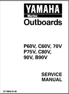 1997 Yamaha 200 Tlrv Outboard Service Repair Maintenance Manual Factory