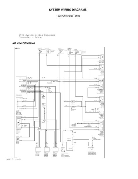 1997 chevy tahoe 4wd wiring diagram 