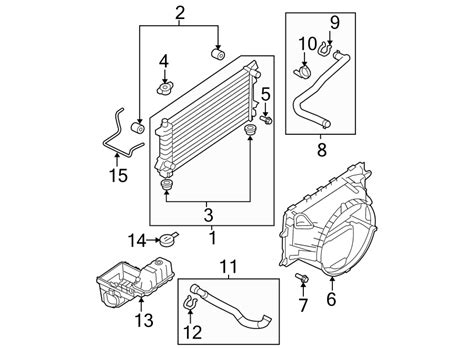 1997 ford expedition radiator diagram 