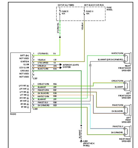 1997 ford f 350 radio wire diagram 