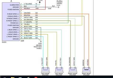 1997 ford stereo wiring diagram 