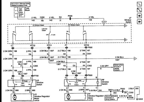 1997 grand prix power window wiring diagram 