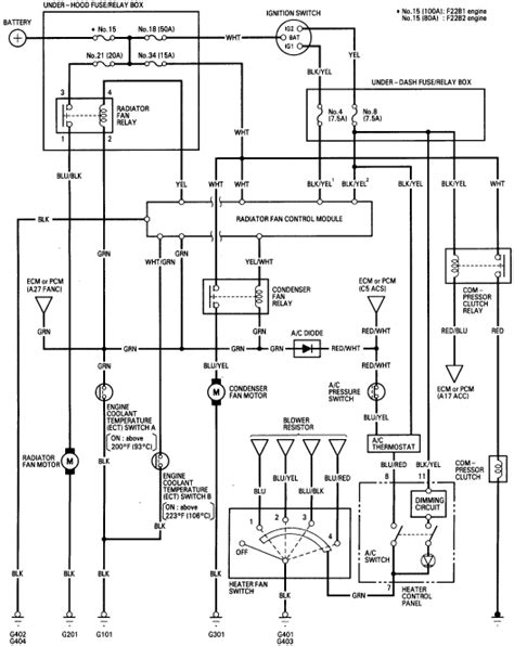 1997 honda accord ac wiring diagram 