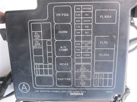 1997 nissan sentra fuse box diagram 