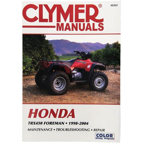 1998 2001 Honda 9733 Trx 450 S Es Foreman Service Repair Manual