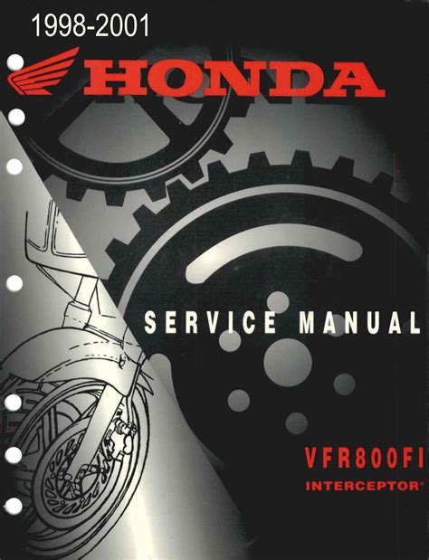 1998 2001 Honda Vfr800fi Service Manual