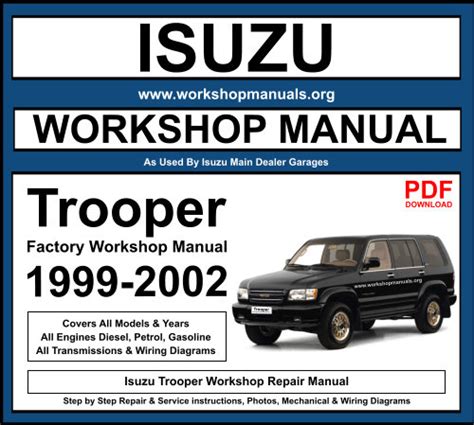 1998 2002 Isuzu Trooper Service Repair Workshop Manual Download