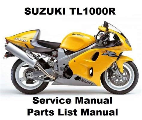 1998 2002 Suzuki Tl1000r Factory Service Repair Workshop Manual Instant Download Years 1998 1999 2000 2001 2002