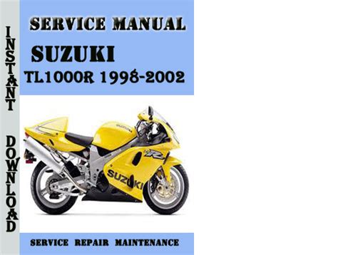 1998 2002 Suzuki Tl1000r Service Repair Manual Instant Download