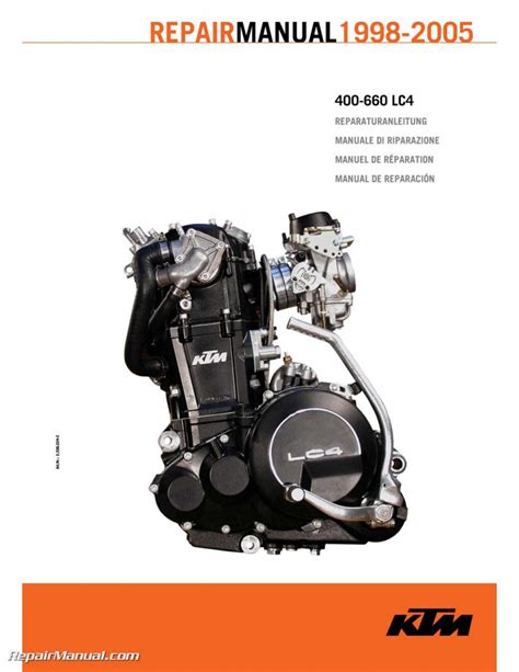 1998 2003 Ktm 400 660 Lc4 Engine Service Repair Workshop Manual Download