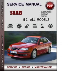1998 2004 Saab 9 3 Repair Manual Download