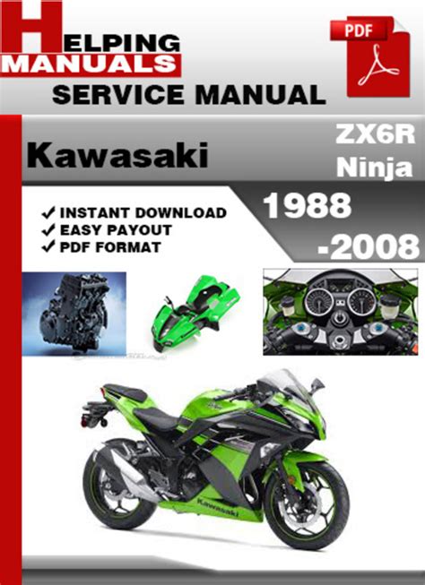 1998 2008 Kawasaki Ninja Zx6r Workshop Service Repair Manual