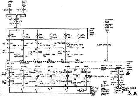 1998 Blazer Transfer Case Wiring Diagram