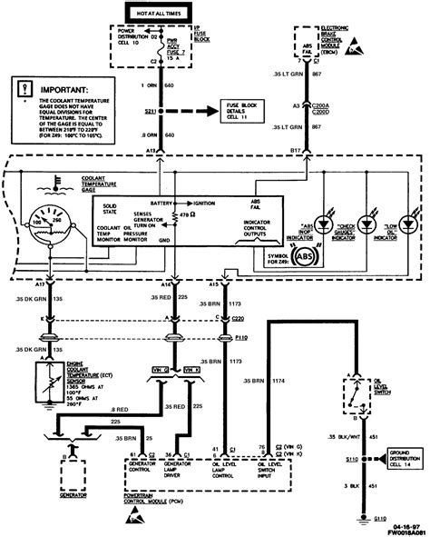 1998 Camaro Alternator Wiring Diagram