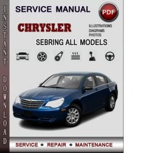 1998 Chrysler Sebring Service Repair Manual Software