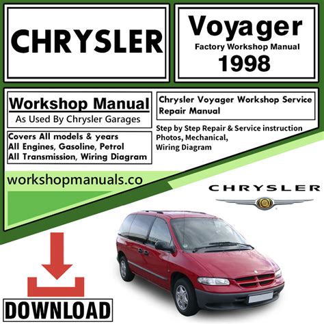 1998 Chrysler Voyager Workshop Service Repair Manual Download