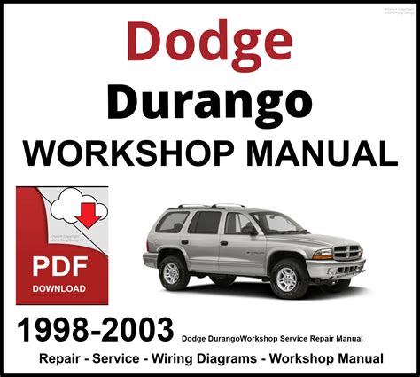 1998 Dodge Durango Factory Service Workshop Manual