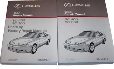 1998 Lexus Sc400 Service Repair Manual Software