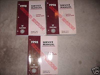 1998 Lumina All Models Service And Repair Manual