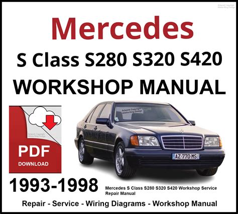 1998 Mercedes S320 Service Repair Manual 98