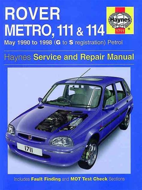 1998 Metro All Models Service And Repair Manual