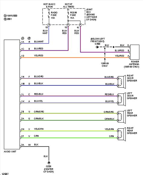 1998 Nissan Pathfinder Stereo Wiring Diagram