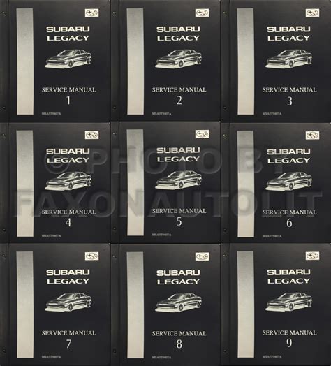 1998 Subaru Legacy Factory Service Manual Download