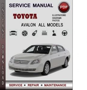 1998 Toyota Avalon Service Repair Manual Software