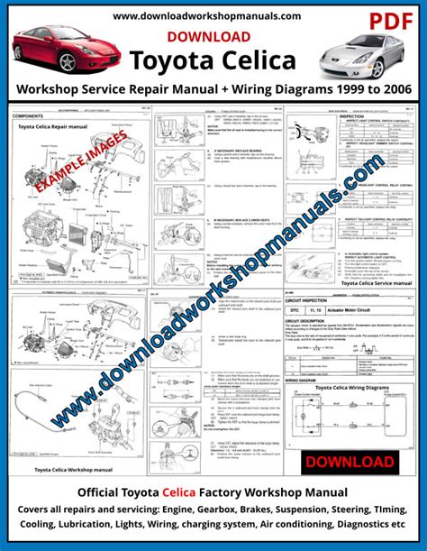 1998 Toyota Celica Service Repair Manual Software