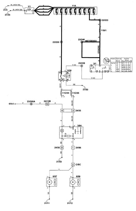 1998 Volvo S70 Heater Wiring Diagram