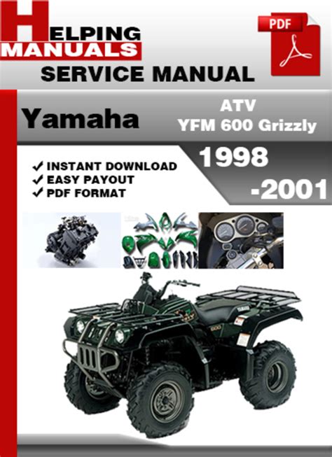 1998 Yamaha Atv Yfm600 Service Manual Download