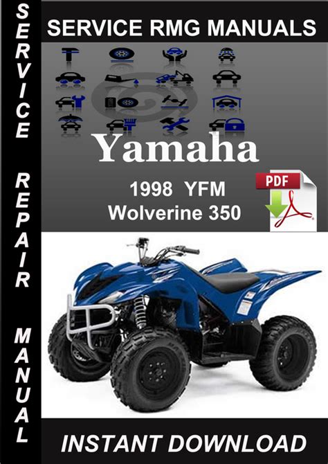 1998 Yamaha Wolverine 350 Service Repair Manual 98