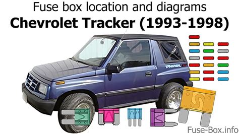 1998 chevy tracker fuse box diagram 
