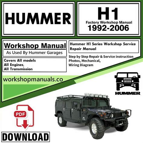 1999 2000 Hummer H1 Workshop Service Repair Manual