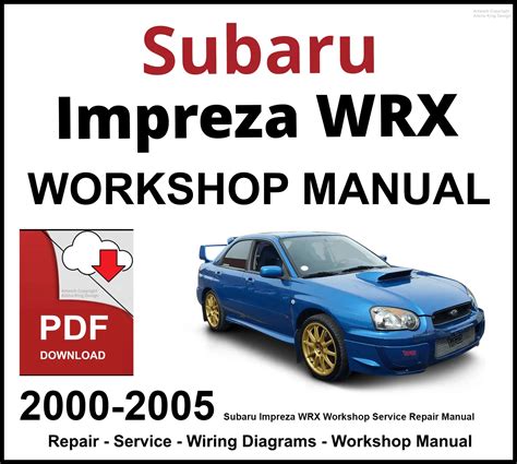 1999 2000 Subaru Wrx Factory Service Manual Download