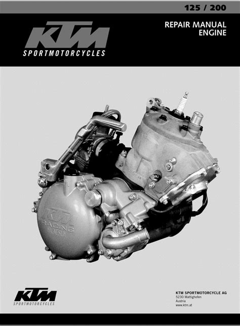 1999 2003 Ktm 125 200 Engine Service Repair Manual Download