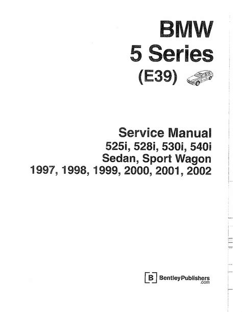 1999 Bmw 540i Service Repair Manual Software