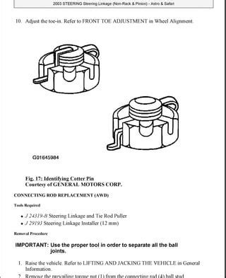 1999 Chevrolet Astro Service Repair Manual Software